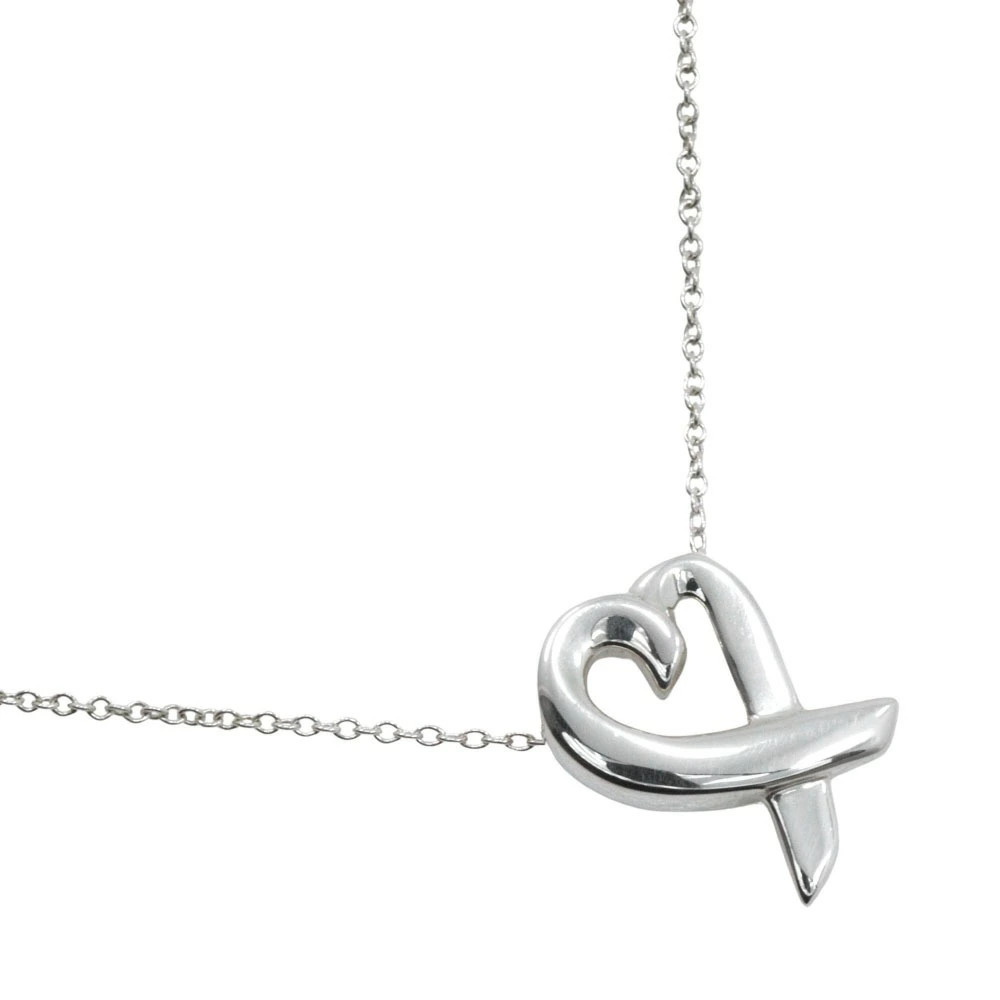 Tiffany Co Loving Heart Necklace Paloma Picasso Sterling Silver